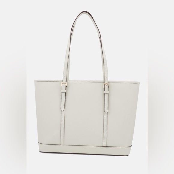 Michael Kors Large shoulder Tote Bag Leather Camel NWT Jet Set Travel Purse - Picture 2 of 10